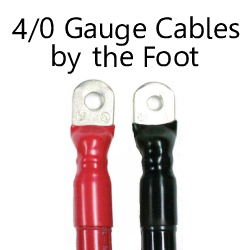 4/0 Gauge Cables By The Foot